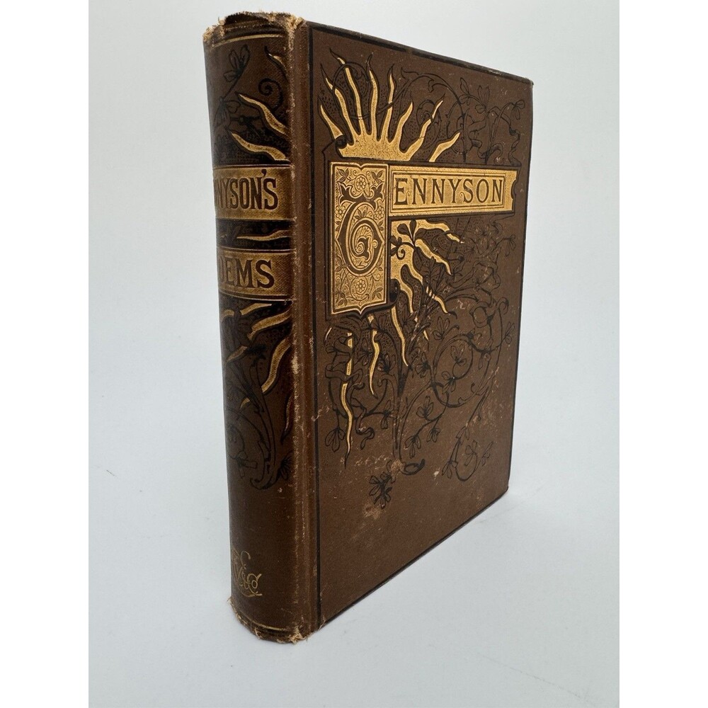 Tennyson’s Poems Hardcover 1880’s, The Poetical Works of Alfred Lord Tennyson